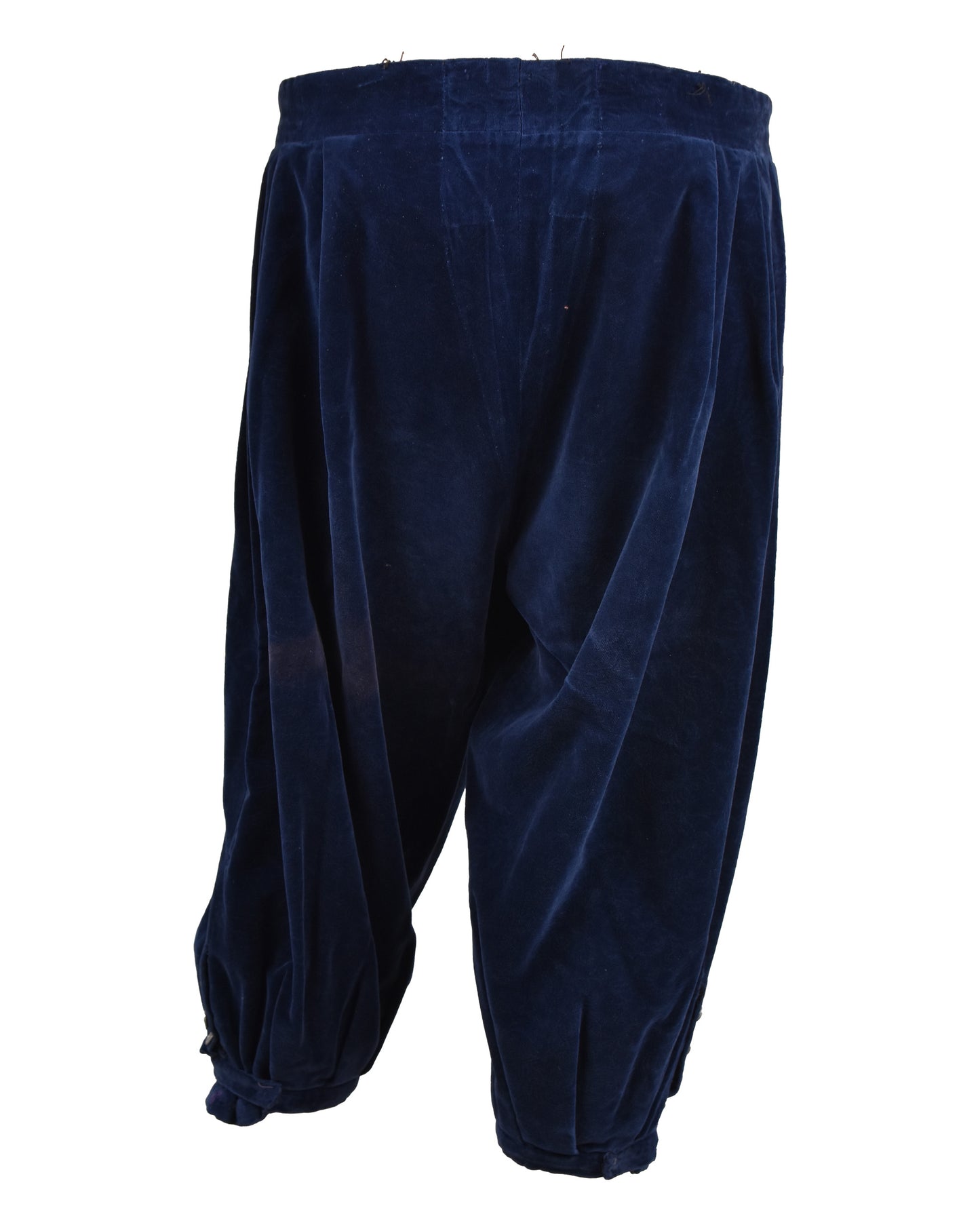 "Unknown Treasure" Navy Blue Velvet Overcoat and Trousers