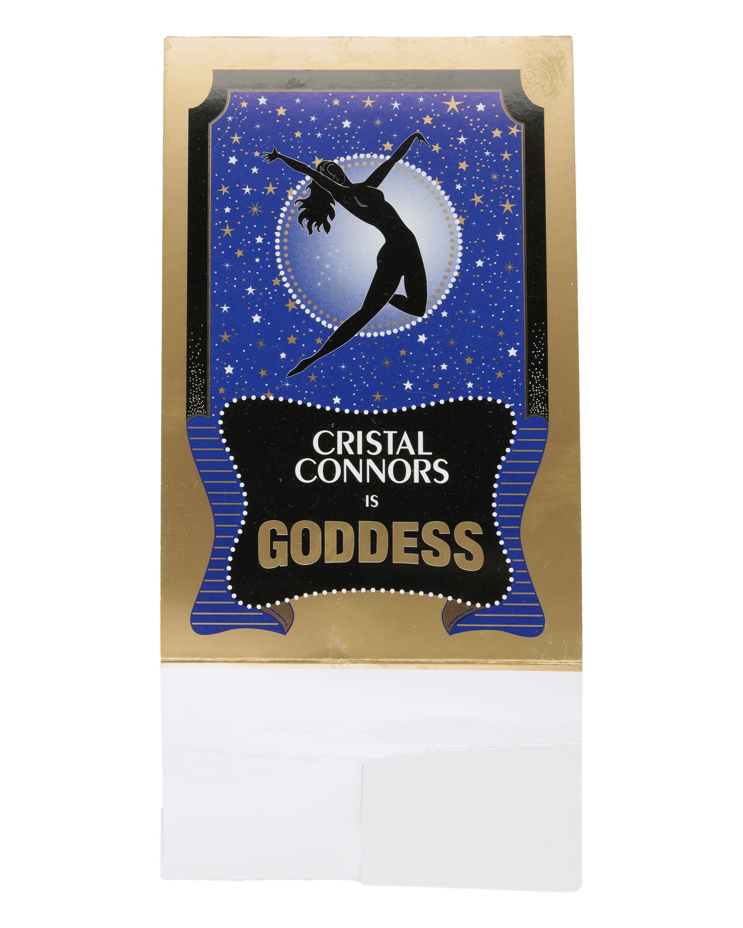 "Showgirls" Cristal Connors (Gina Gershon) Table Tent