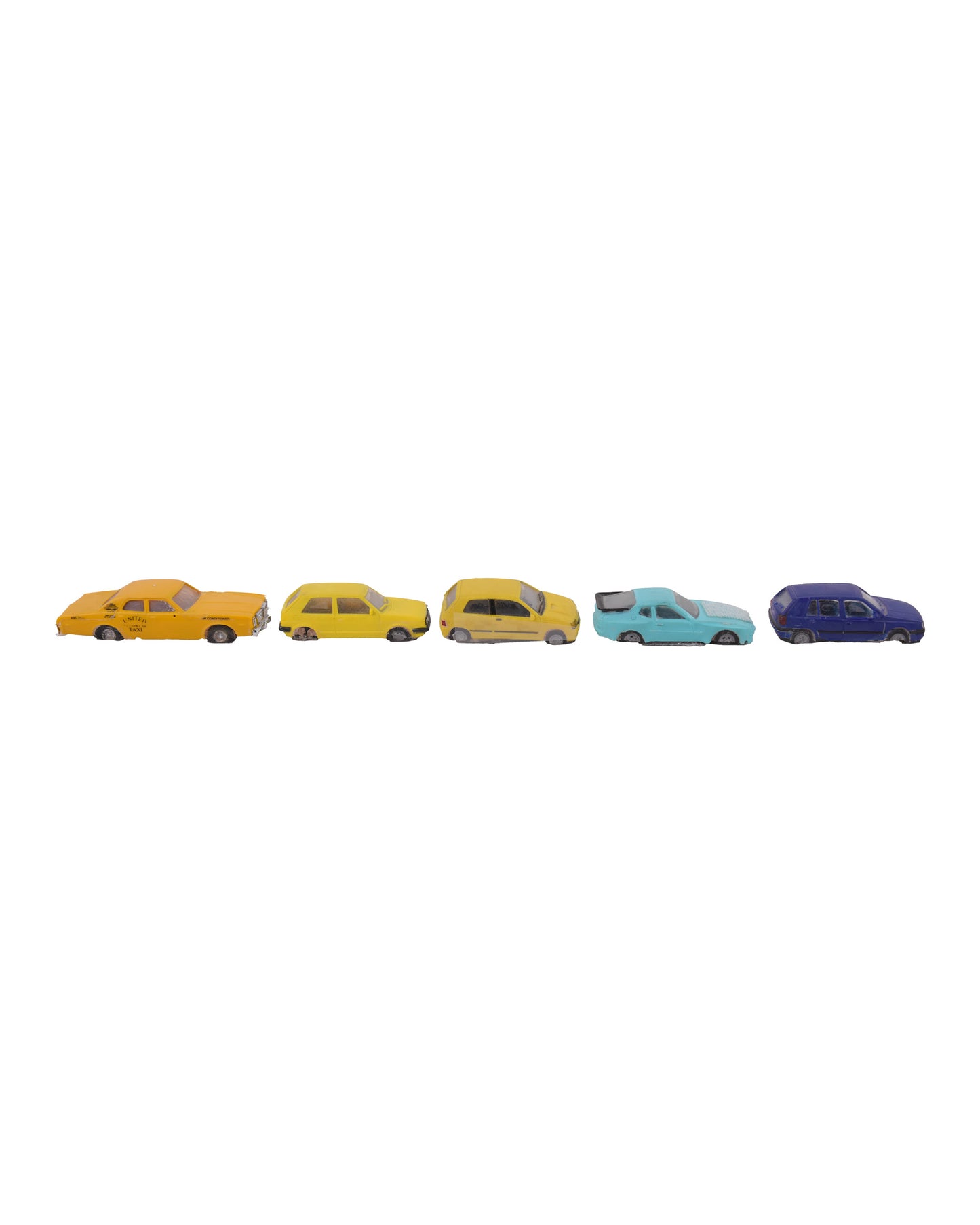 "Independence Day" Five (5) Miniature Cars