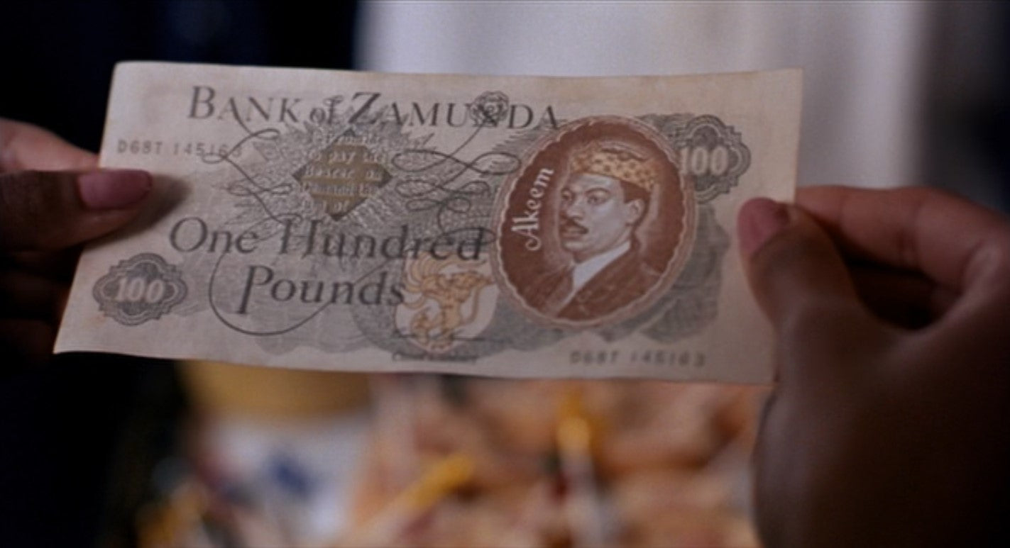"Coming to America" Prop £100 Bill Featuring Prince Akeem (Eddie Murphy)