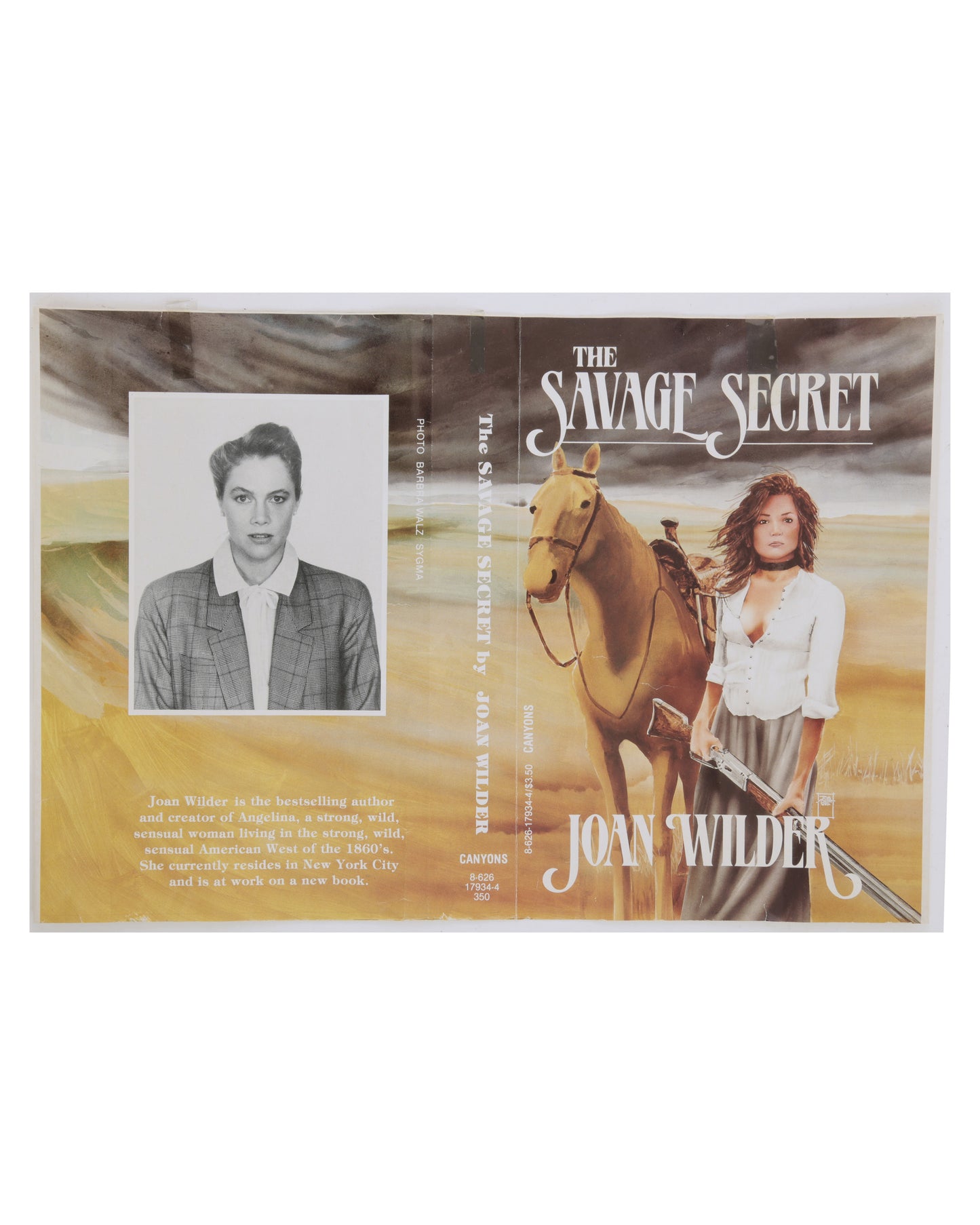 "Romancing the Stone" Joan Wilder's (Kathleen Turner) Prop Book Cover