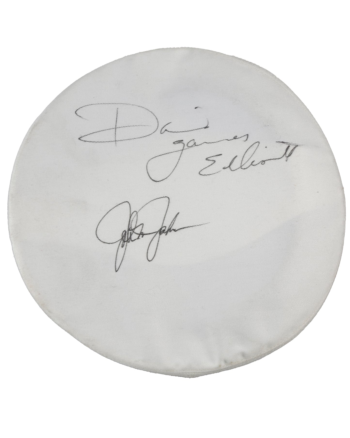 "JAG" Hat Autographed by Harmon Rabb, Jr. and A.J. Chegwidden