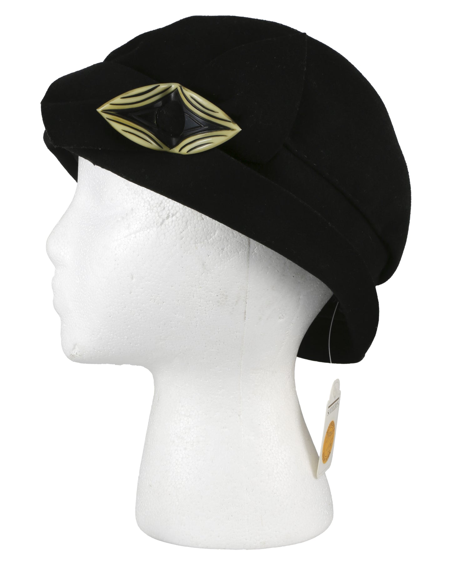 "Unknown Treasure" Blak Felt Hat (possibly Barbara Stanwyck)