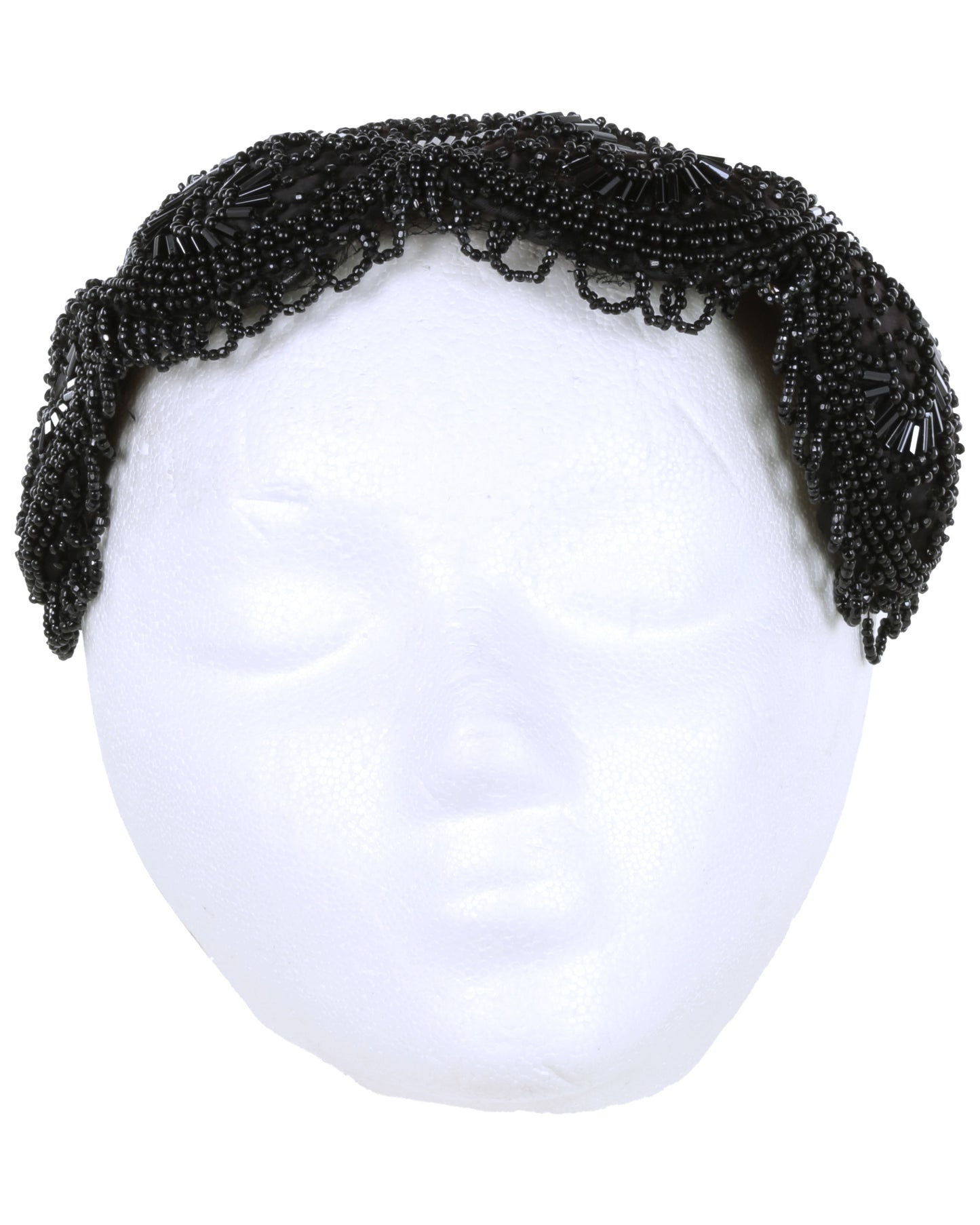 "Unknown Treasure" Black Beaded Hat (Possibly Marlene Dietrich)