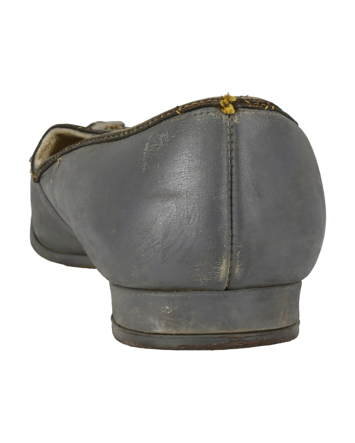 "Unkown Treasure" - Pair of Men's Gray Slippers (Possibly from "Young Bess")