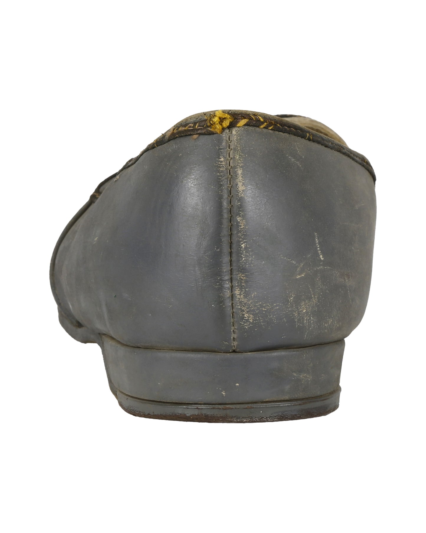 "Unkown Treasure" - Pair of Men's Gray Slippers (Possibly from "Young Bess")