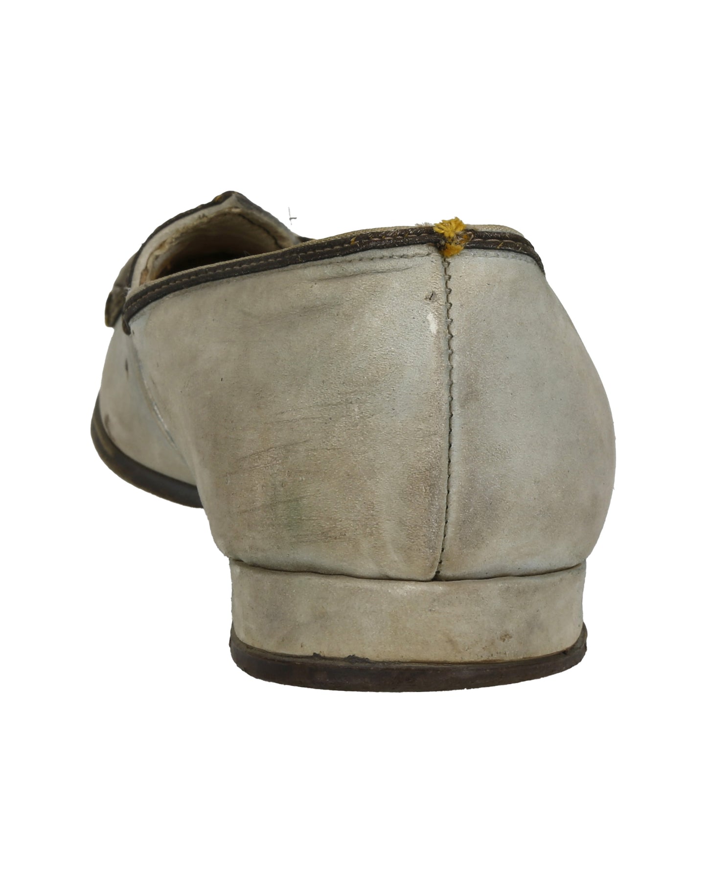 "Unkown Treasure" - Pair of Men's Light Gray Slippers (Possibly from "Young Bess")
