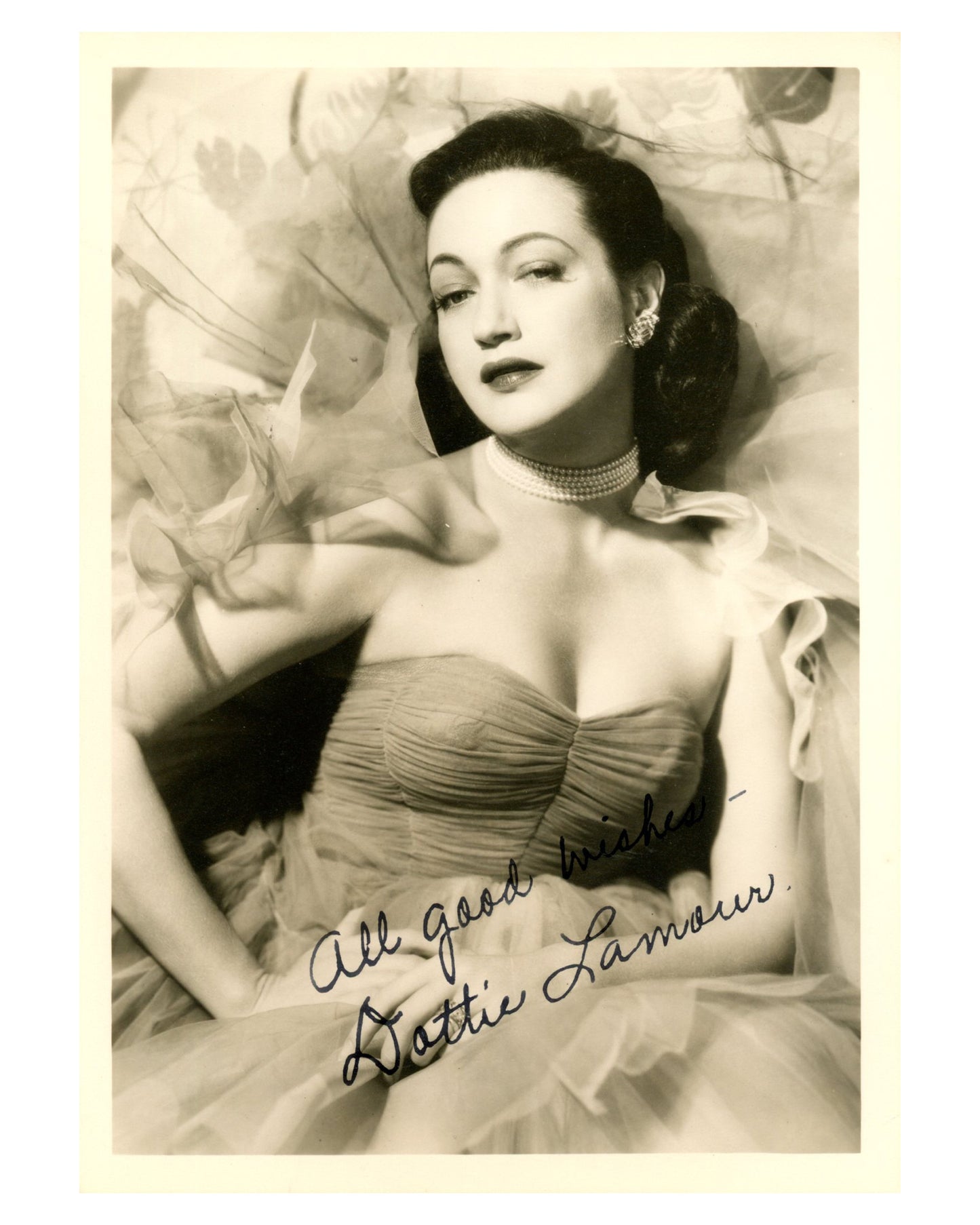 Collection of 10 Autographed Dorothy Lamour Photographs