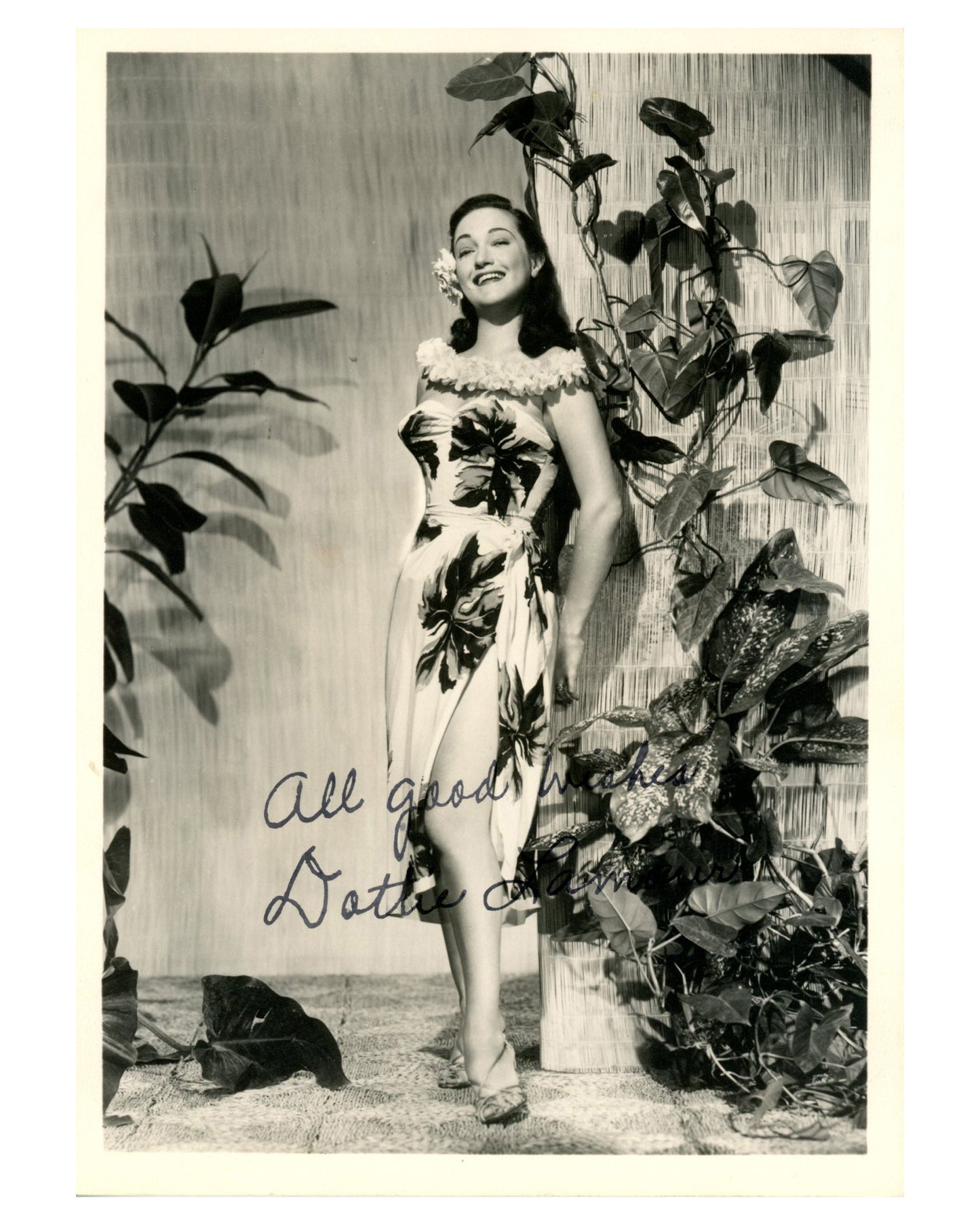 Collection of 10 Autographed Dorothy Lamour Photographs