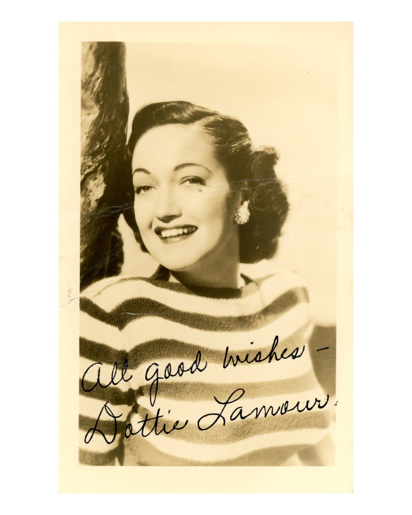 Collection of 10 Autographed Dorothy Lamour Photographs