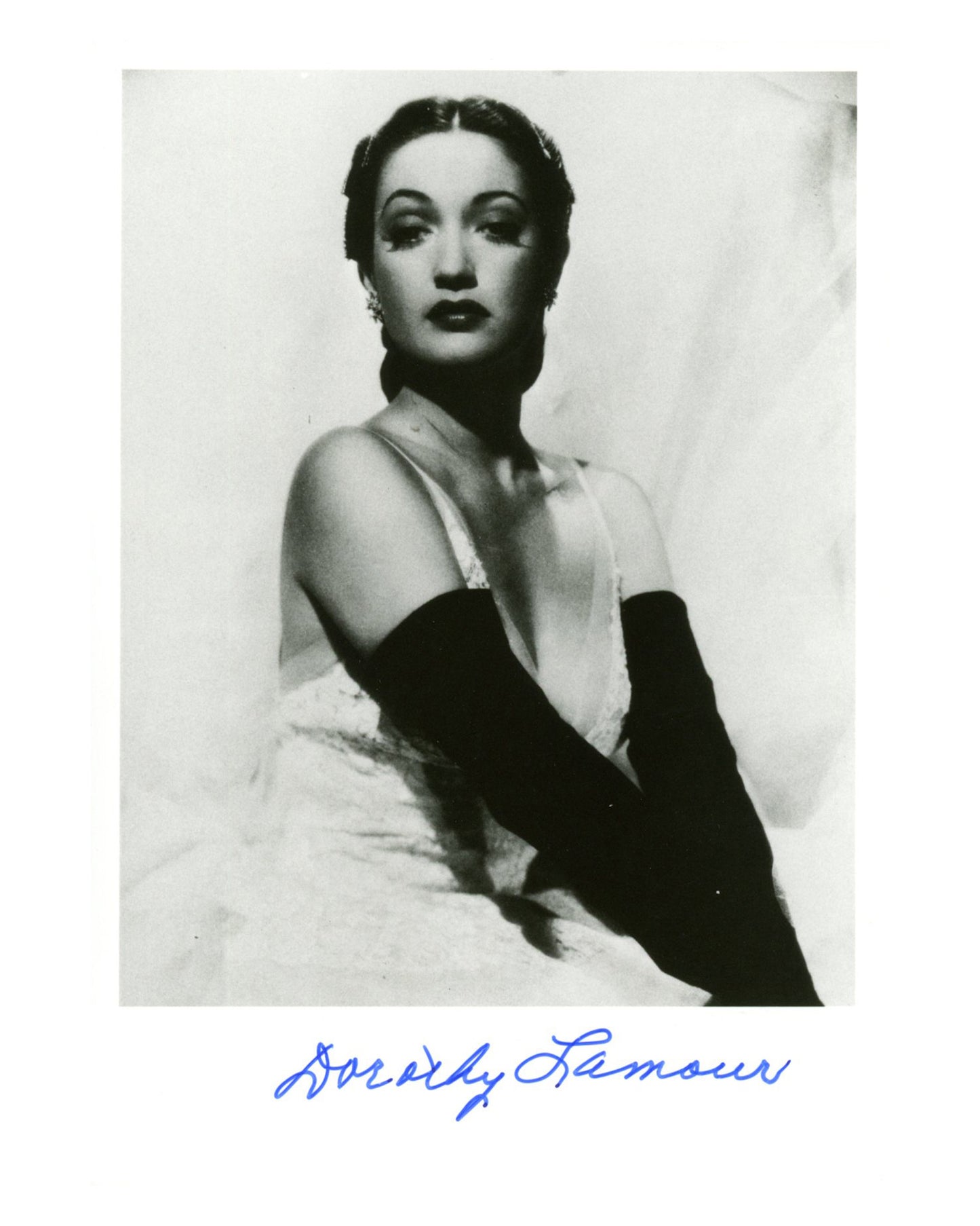 Collection of 10 Autographed Dorothy Lamour Photographs