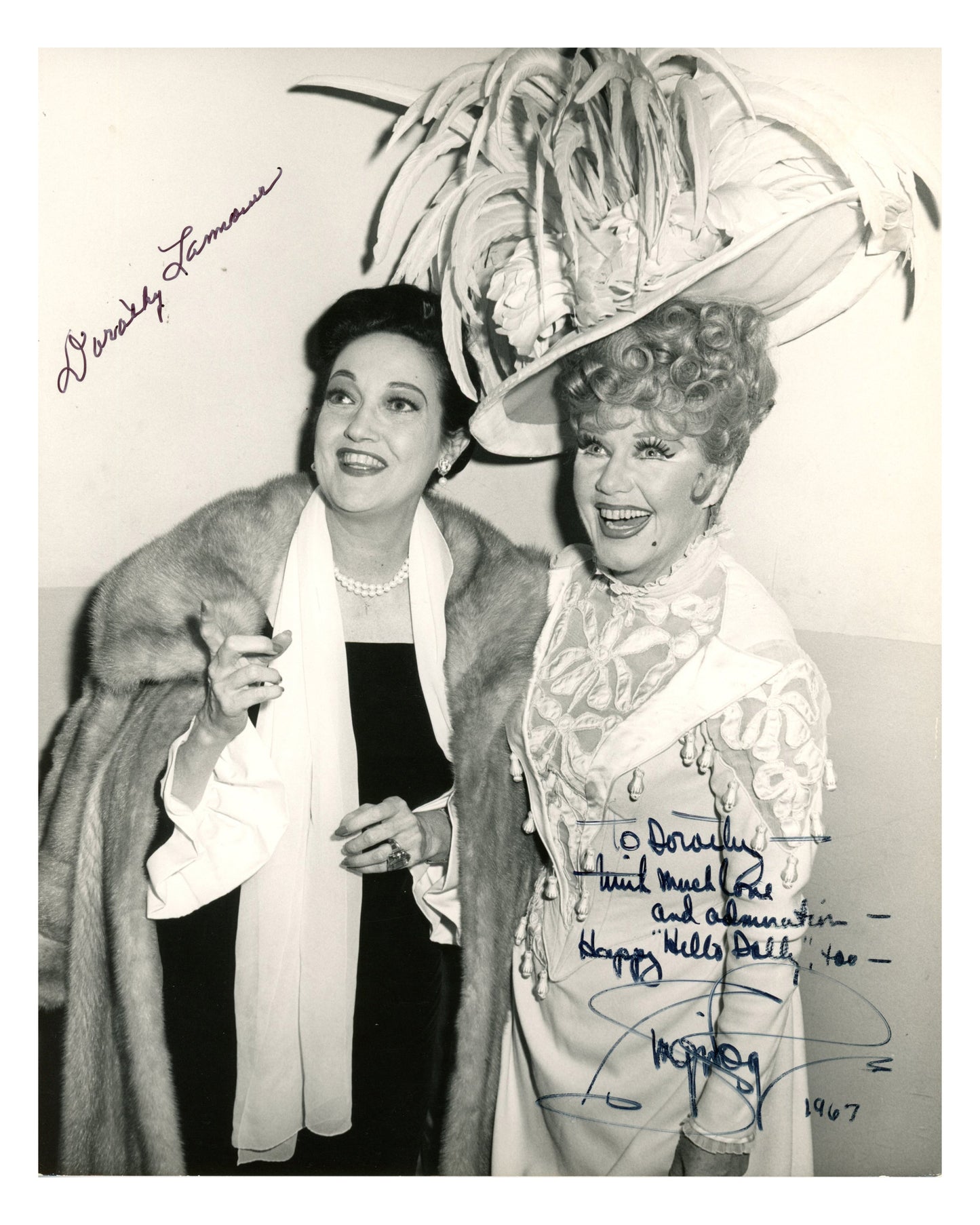 Collection of 10 Autographed Dorothy Lamour Photographs