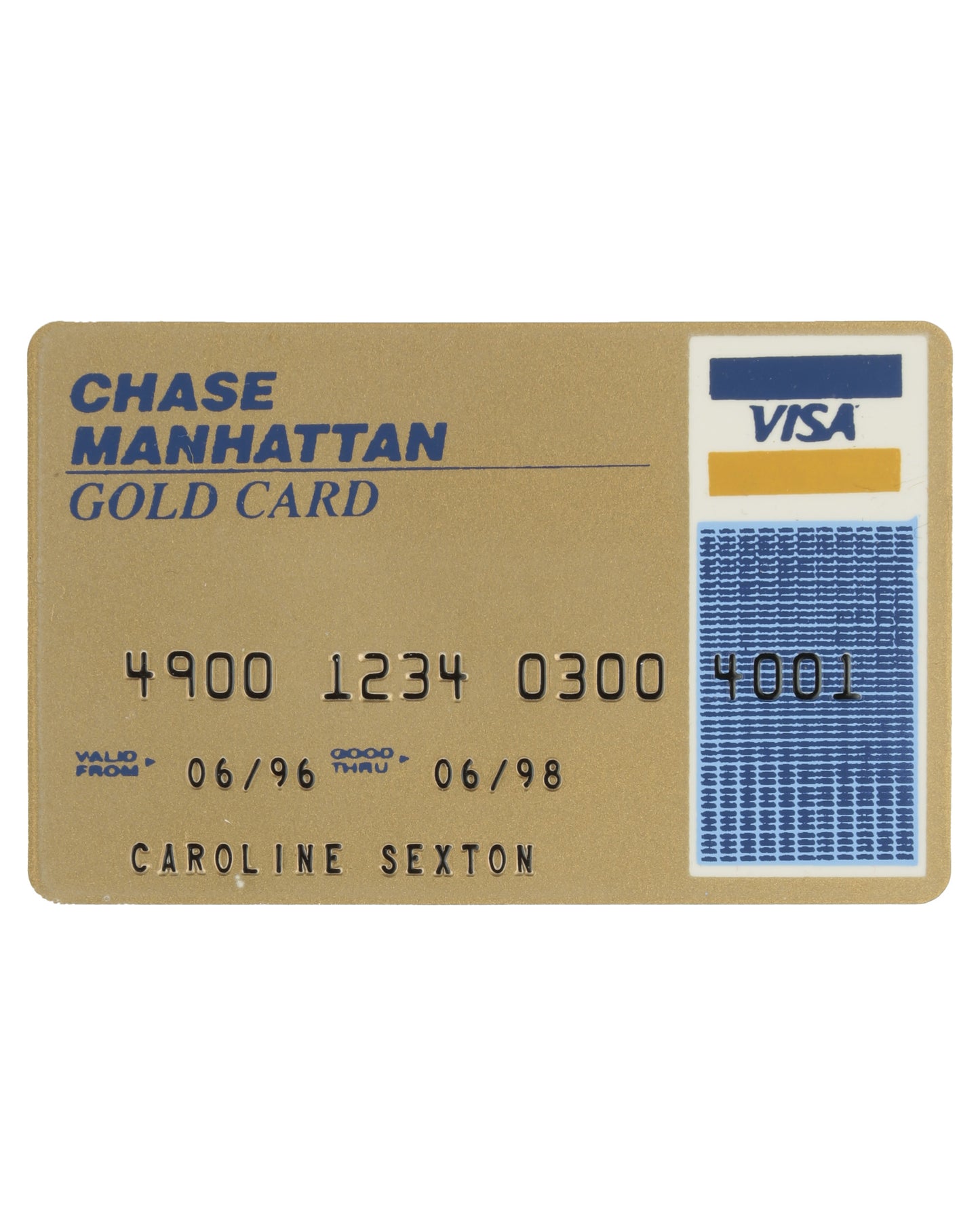 "For Richer or Poorer" Brad and Caroline Sexton's (Tim Allen and Kirstie Alley) Prop Credit Cards