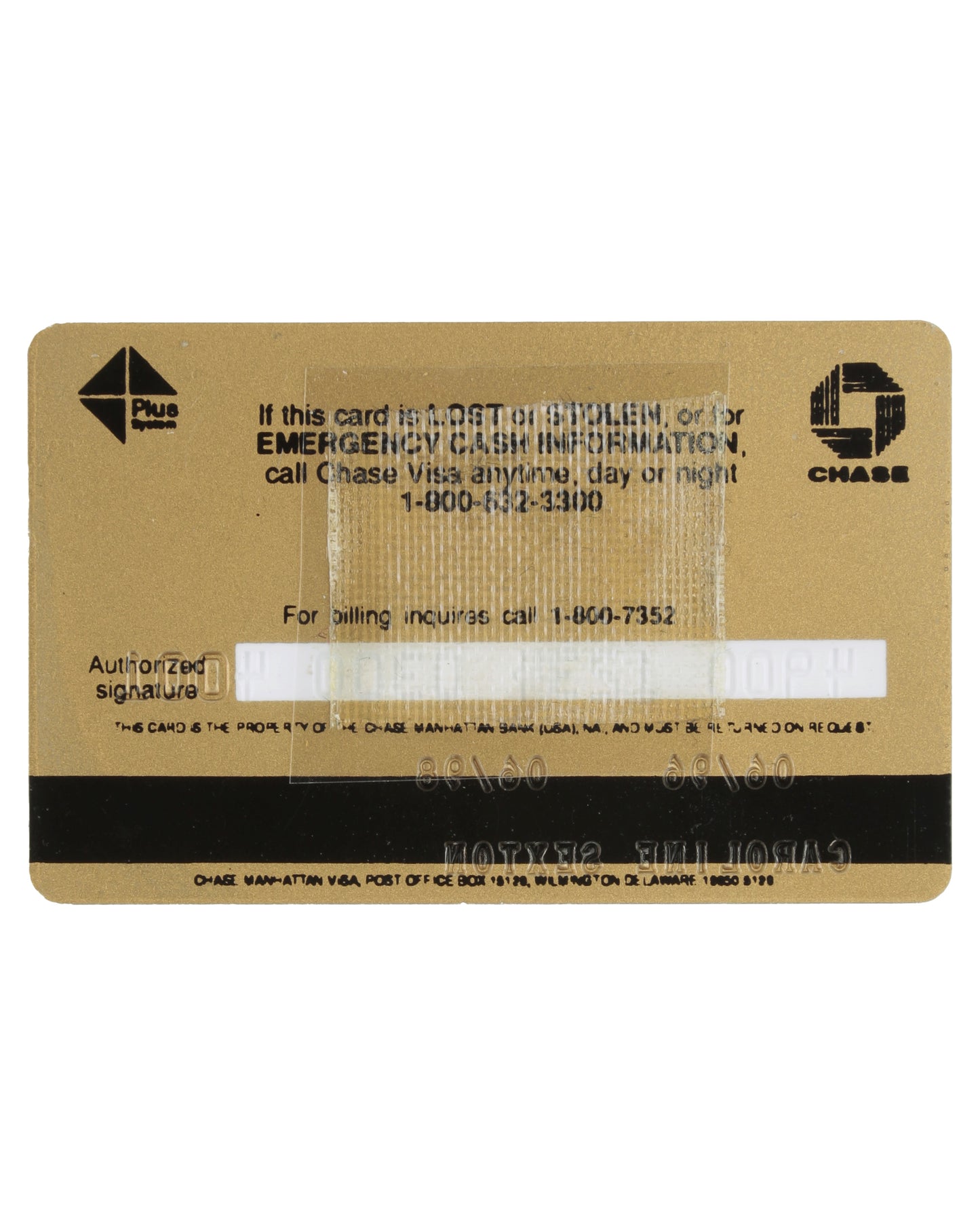 "For Richer or Poorer" Brad and Caroline Sexton's (Tim Allen and Kirstie Alley) Prop Credit Cards
