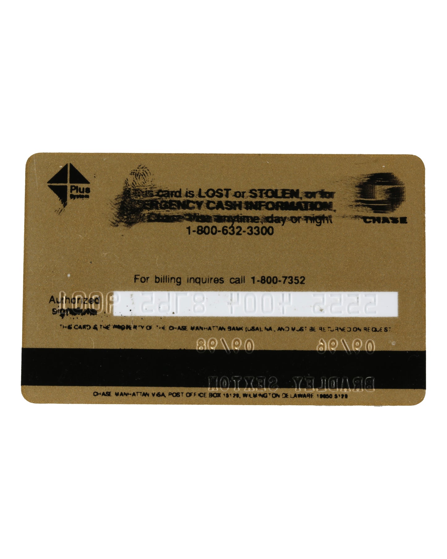 "For Richer or Poorer" Brad and Caroline Sexton's (Tim Allen and Kirstie Alley) Prop Credit Cards