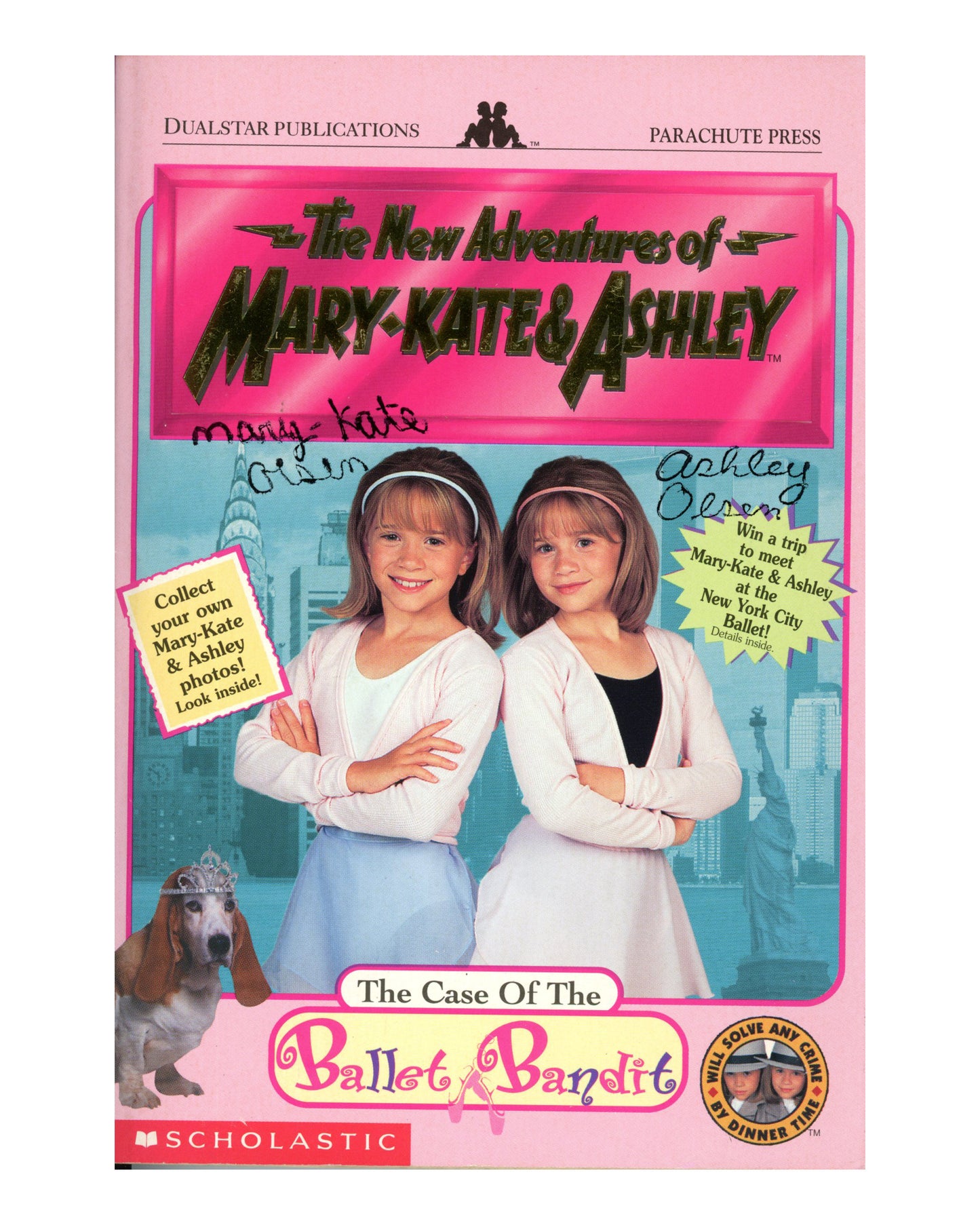 The New Adventures of Mary-Kate & Ashley Autographed Book