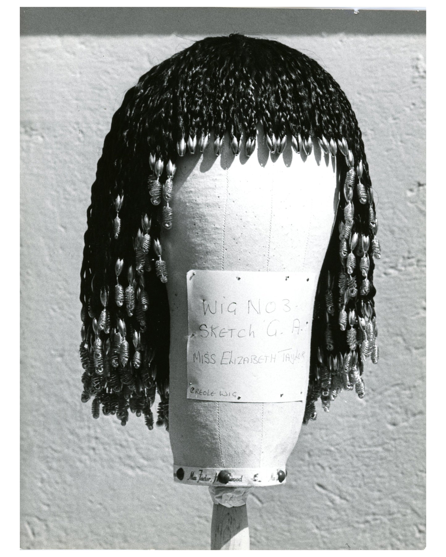 "Cleopatra" (1963) Set 40 Black & White Wig Photographs