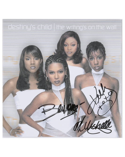 Autographed Destiny’s Child “The Writing’s on the Wall” CD Case – Signed by Beyoncé, Kelly Rowland, & Michelle Williams