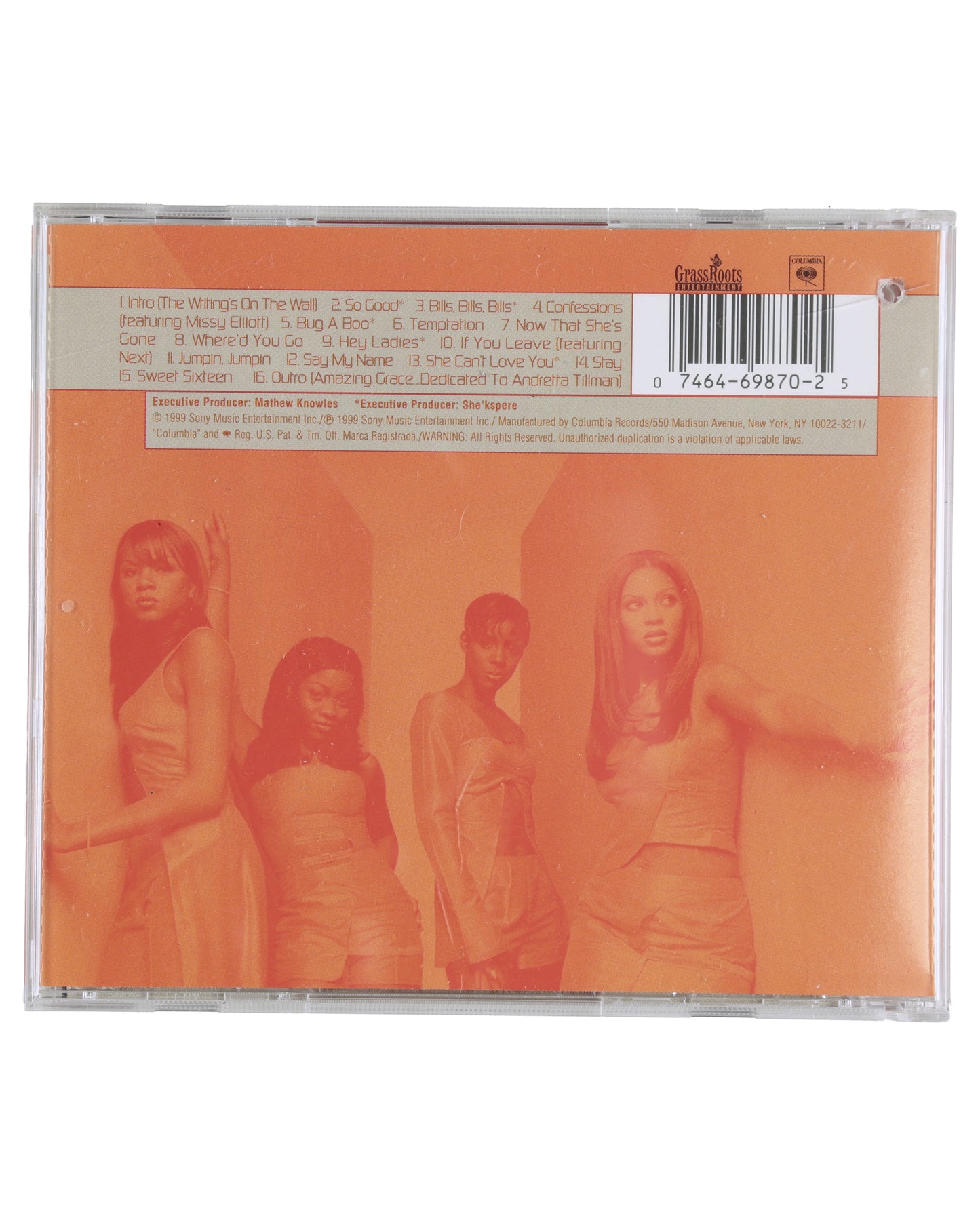 Autographed Destiny’s Child “The Writing’s on the Wall” CD Case – Signed by Beyoncé, Kelly Rowland, & Michelle Williams