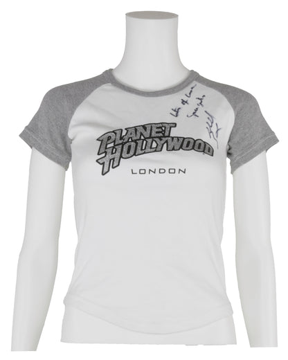 Spice Girls Mel B Autographed Planet Hollywood London T-Shirt