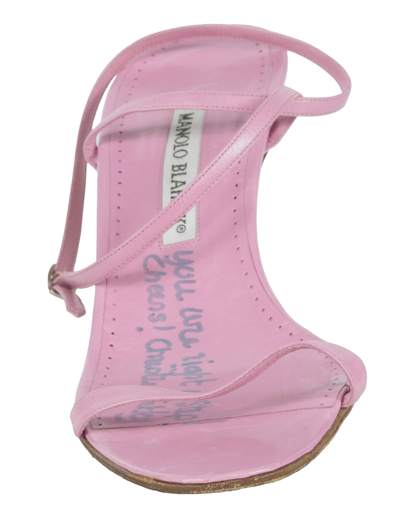 Christie Brinkley's Autographed Manolo Blahnik Pumps