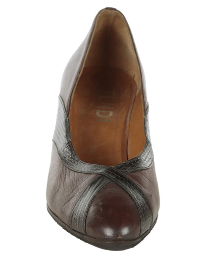 Fendi Pumps Autographed by Jenny Seagrove