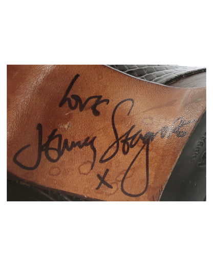 Fendi Pumps Autographed by Jenny Seagrove