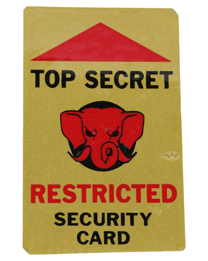 "Toys" Set of 5 Top Secret Security Cards