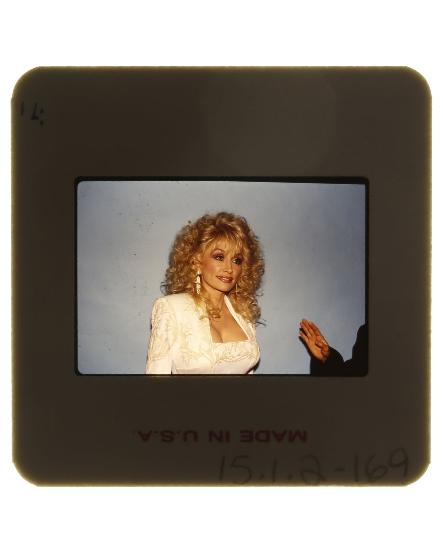 Set of 6 Vintage 35mm Color Slides – Dolly Parton at Unknown Event (Circa 1980s/1990s)
