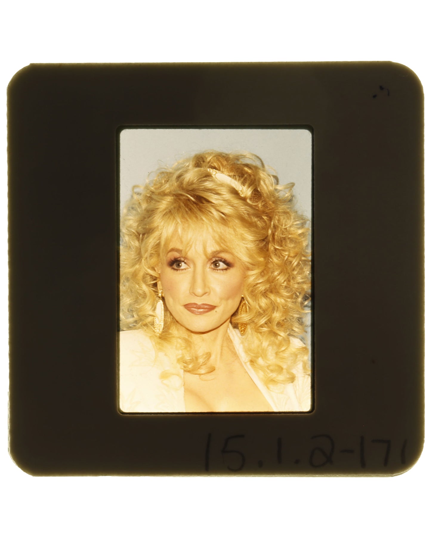 Set of 6 Vintage 35mm Color Slides – Dolly Parton at Unknown Event (Circa 1980s/1990s)