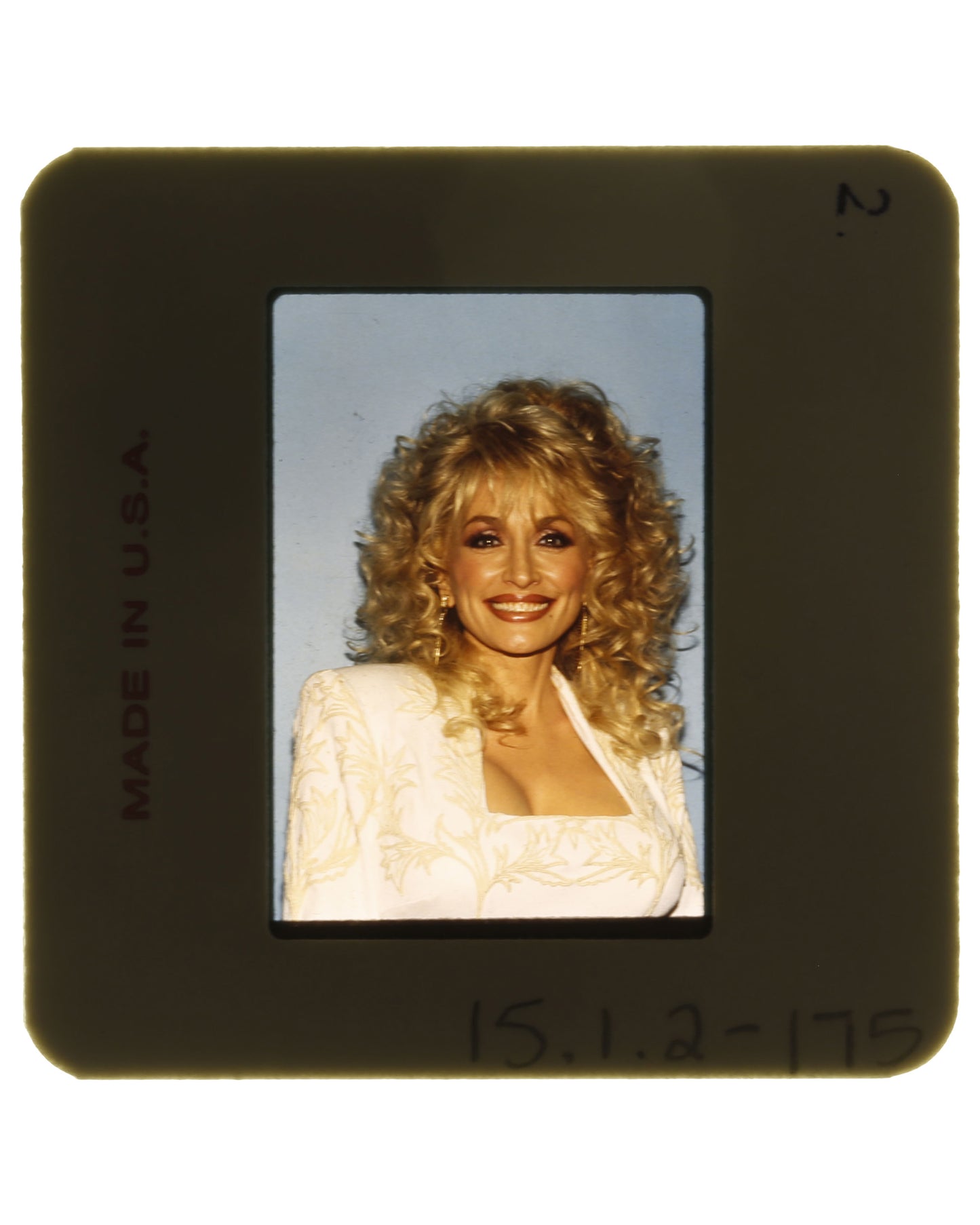 Set of 6 Vintage 35mm Color Slides – Dolly Parton at Unknown Event (Circa 1980s/1990s)