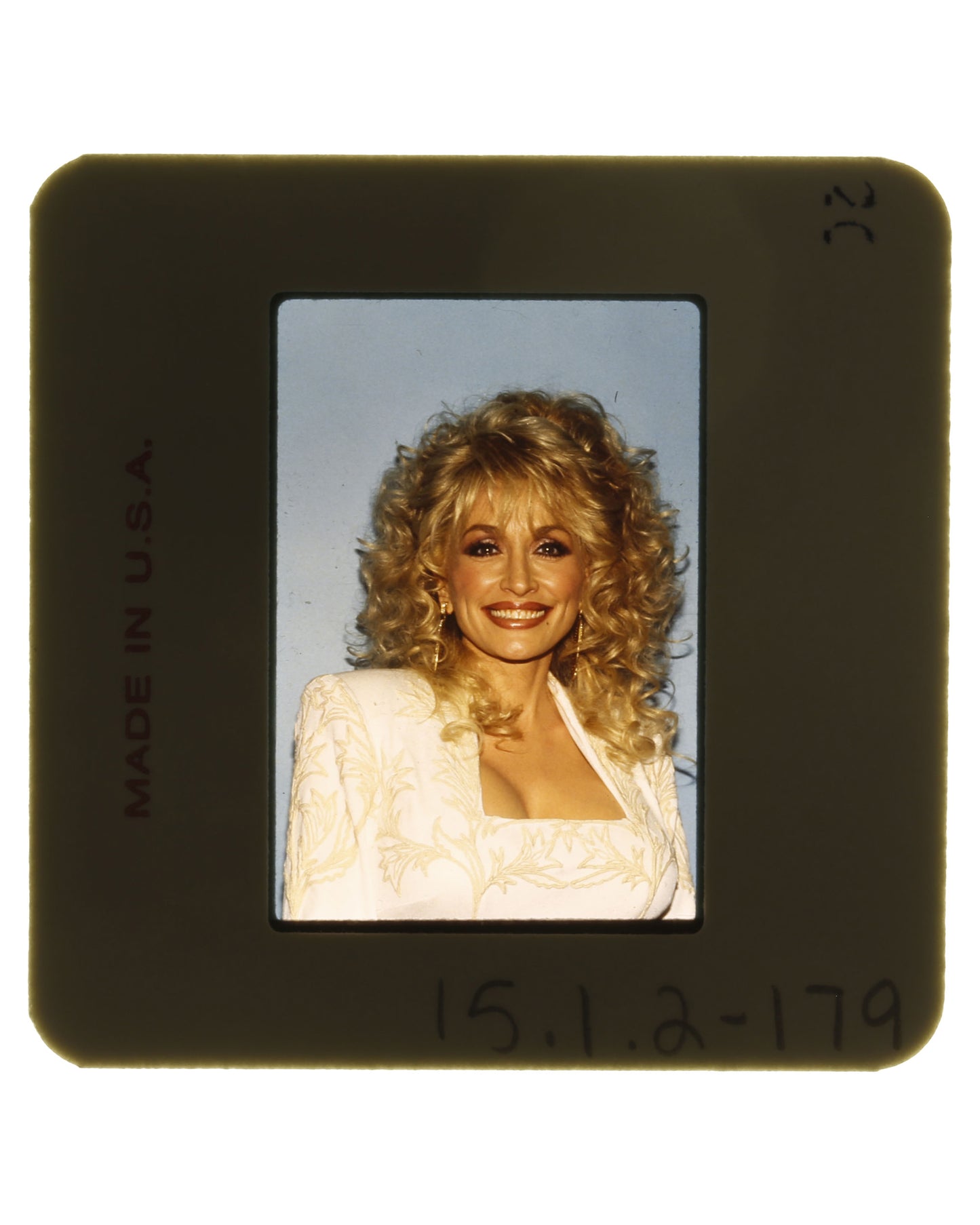 Set of 6 Vintage 35mm Color Slides – Dolly Parton at Unknown Event (Circa 1980s/1990s)