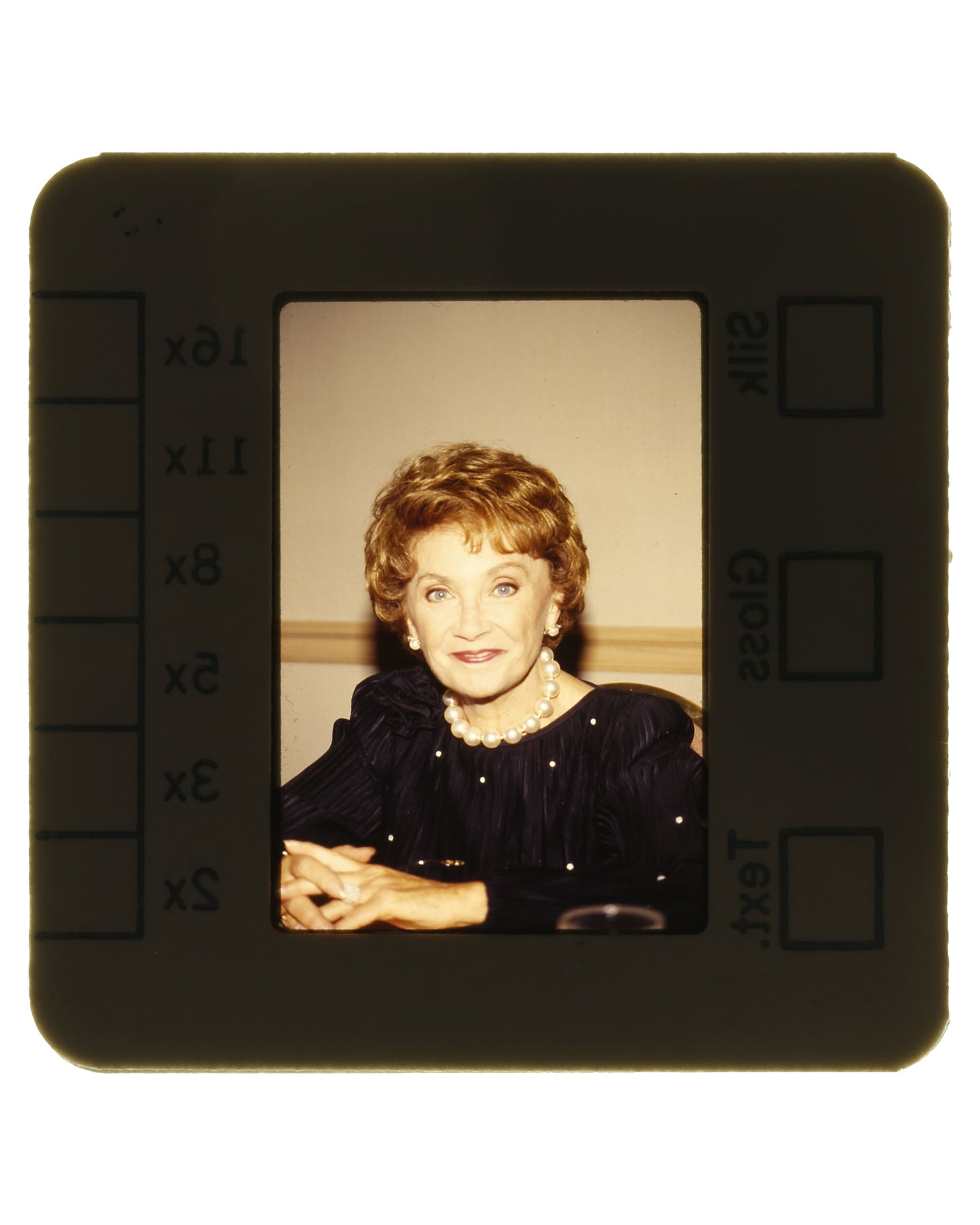 Set of 11 Color Slides Featuring Betty White, Estelle Getty, Rue McClanahan, Don Cheadle, and Billy Sullivan