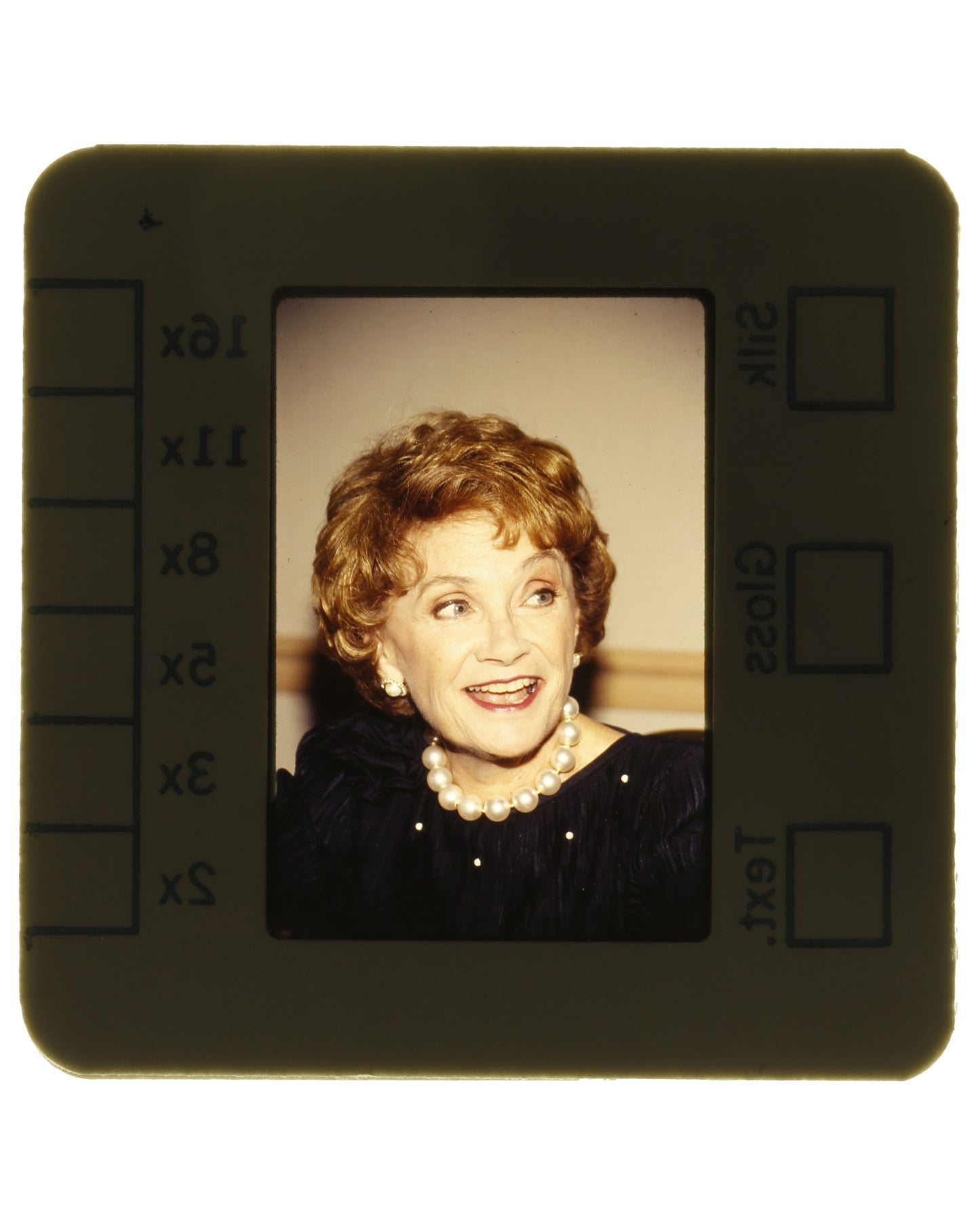 Set of 11 Color Slides Featuring Betty White, Estelle Getty, Rue McClanahan, Don Cheadle, and Billy Sullivan