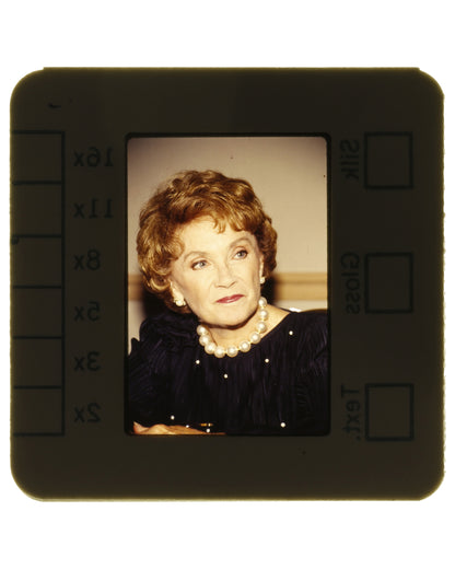 Set of 11 Color Slides Featuring Betty White, Estelle Getty, Rue McClanahan, Don Cheadle, and Billy Sullivan