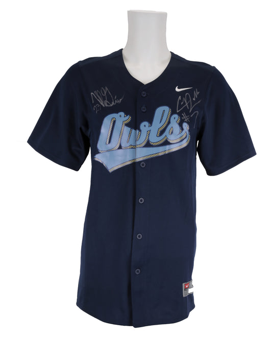 “The Outfield” Autographed Baseball Jersey – Signed by Nash Grier & Cameron Dallas