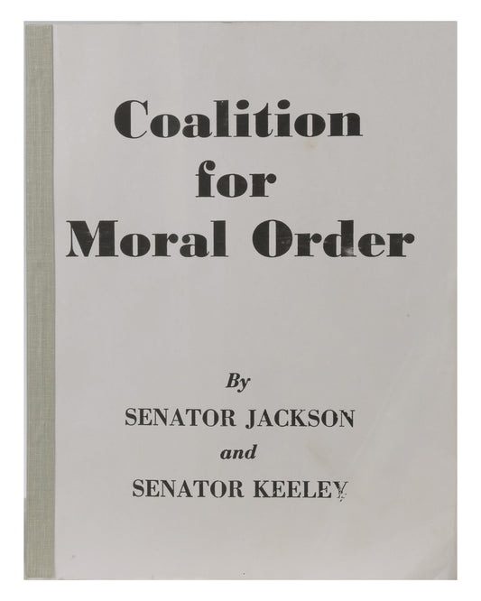 "The Birdcage" Sen. Kevin Keeley's (Gene Hackman) "Coalition for Moral Order"