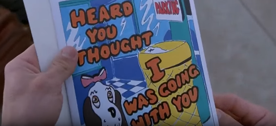 "Hot Shots! Part Deux" Topper Harley's (Charlie Sheen) Production-Made Greeting Card & Envelope