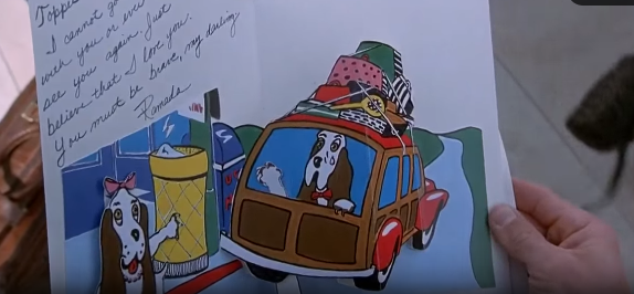 "Hot Shots! Part Deux" Topper Harley's (Charlie Sheen) Production-Made Greeting Card & Envelope