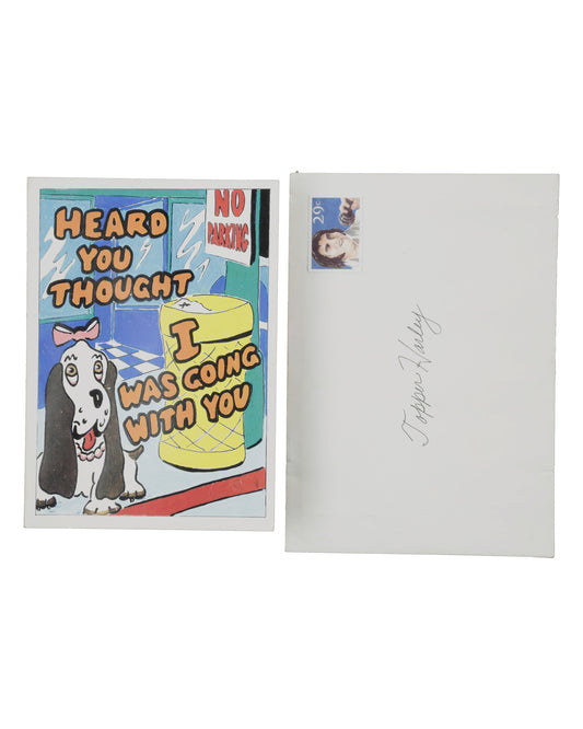 "Hot Shots! Part Deux" Topper Harley's (Charlie Sheen) Production-Made Greeting Card & Envelope