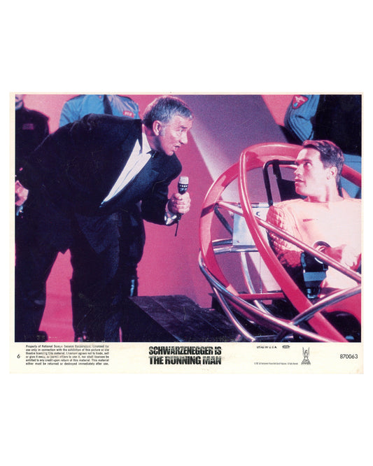 "The Running Man" Lobby Card