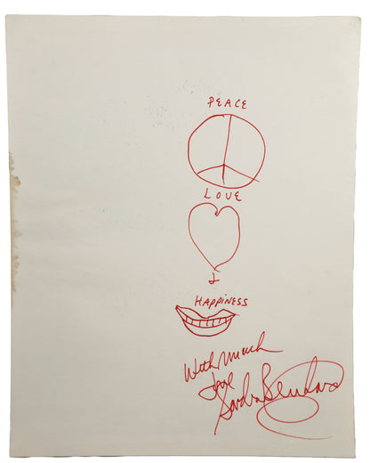 "Roseanne" Sketches and Autographs from Various Cast Members