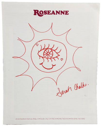 "Roseanne" Sketches and Autographs from Various Cast Members