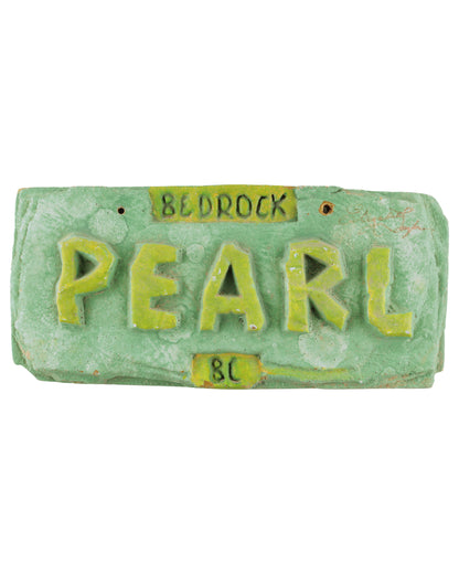 "The Flintstones" Peral Slaghoople's (Elizabeth Taylor) License Plate - Autographed by Elizabeth Taylor