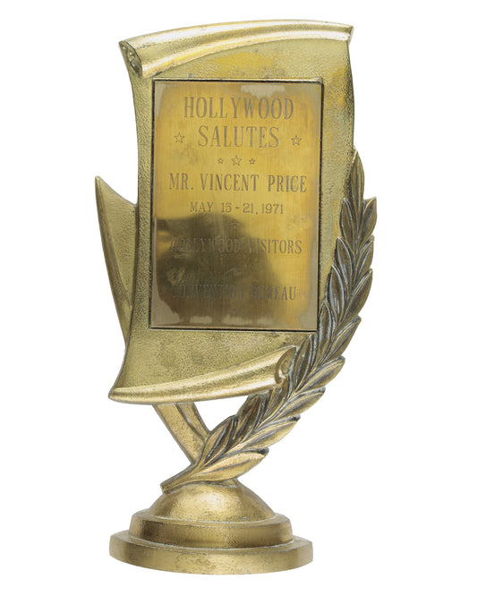 Vincent Price’s Hollywood Visitor’s & Convention Bureau Trophy