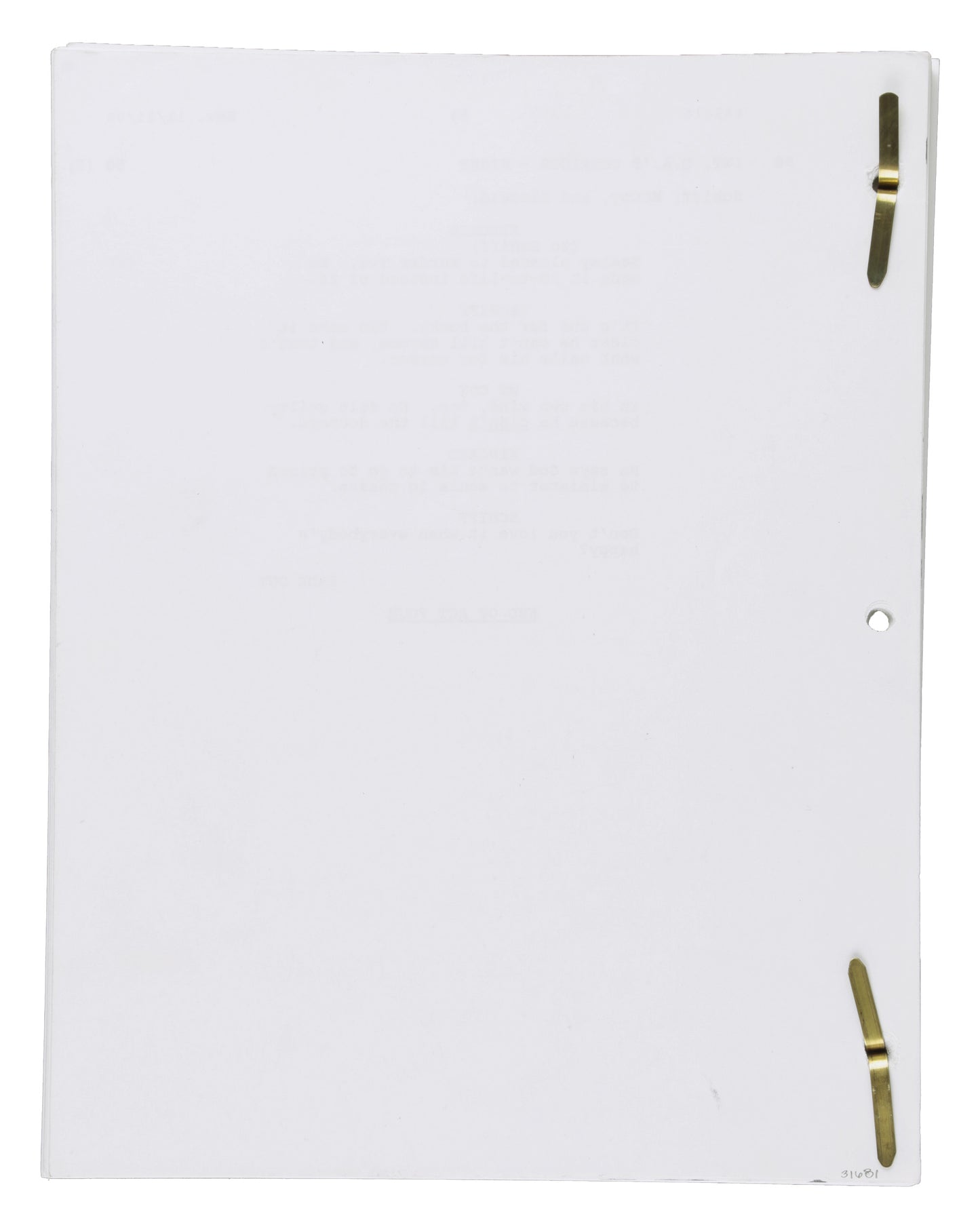 "Law & Order" (TV Series) Autographed Script - Including Jerry Orbach