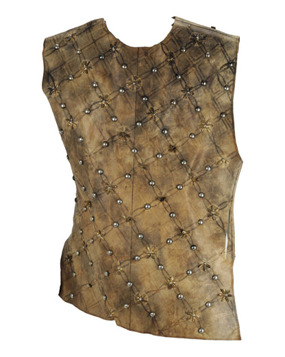 "Unknown Treasure" Leather Studded Tunic Attributed to Omar Sharif
