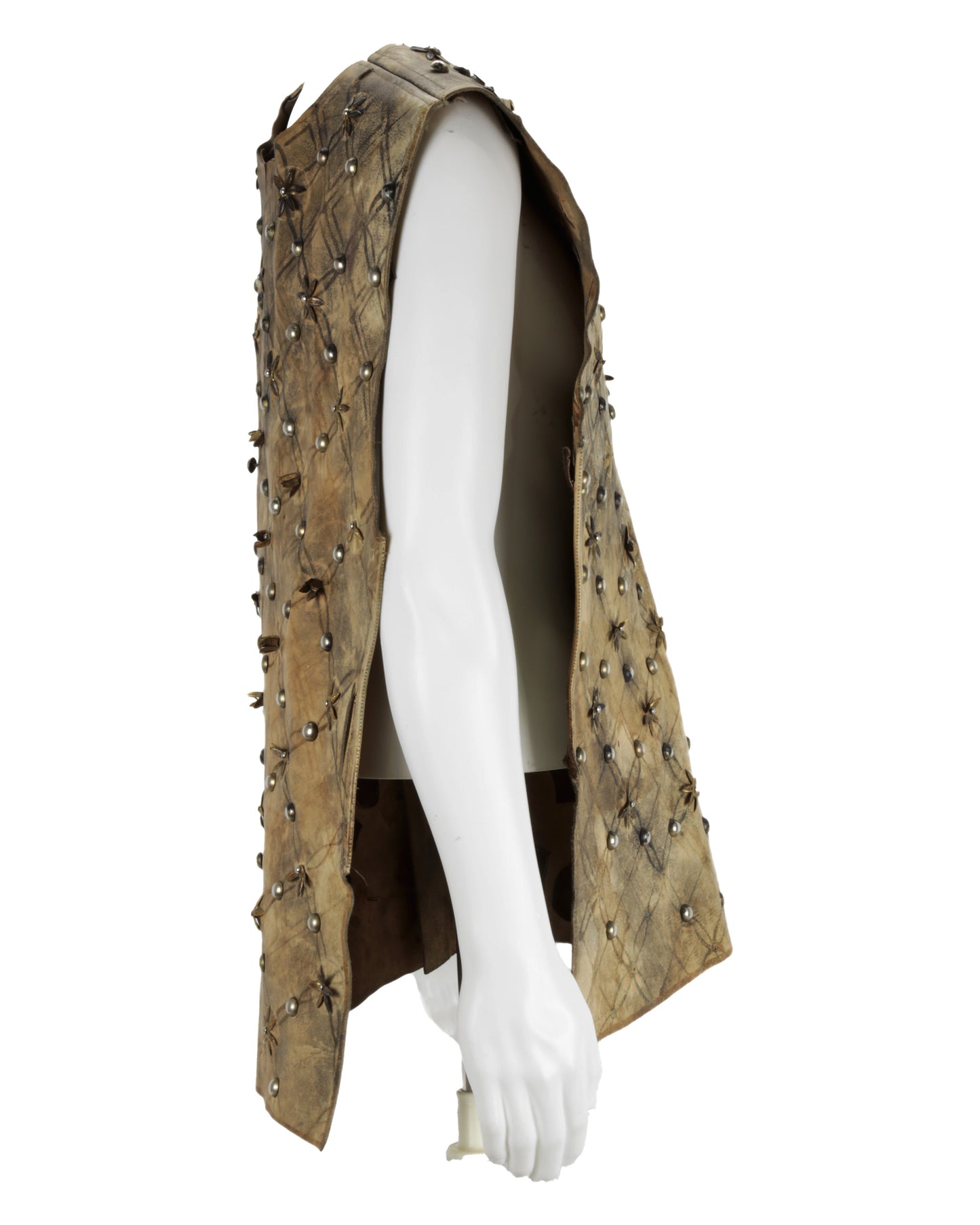 "Unknown Treasure" Leather Studded Tunic Attributed to Omar Sharif