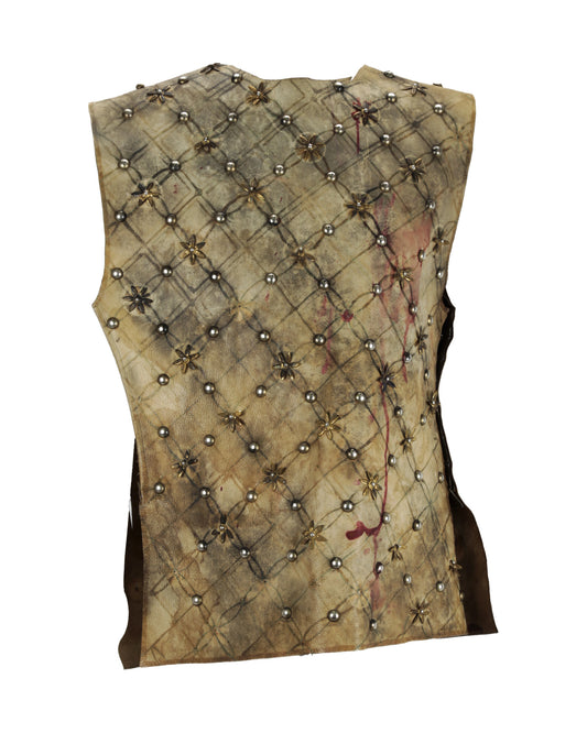 "Unknown Treasure" Leather Studded Tunic Attributed to Omar Sharif