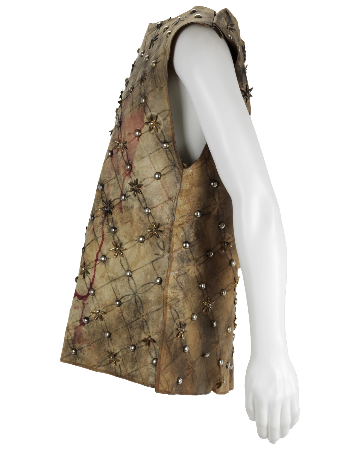 "Unknown Treasure" Leather Studded Tunic Attributed to Omar Sharif